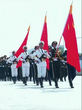 九三阅兵现场的特殊观众风采