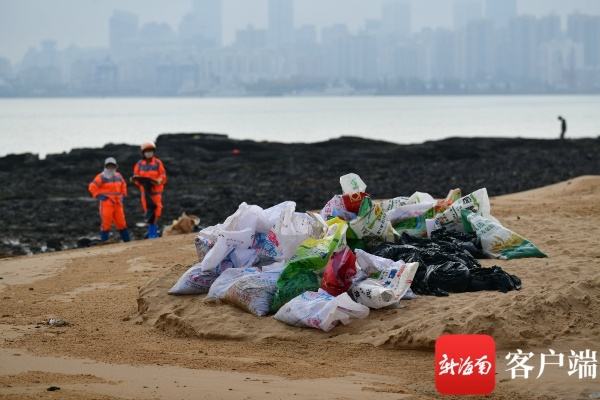 青岛环卫工扫垃圾入海引发争议，遭开除处理
